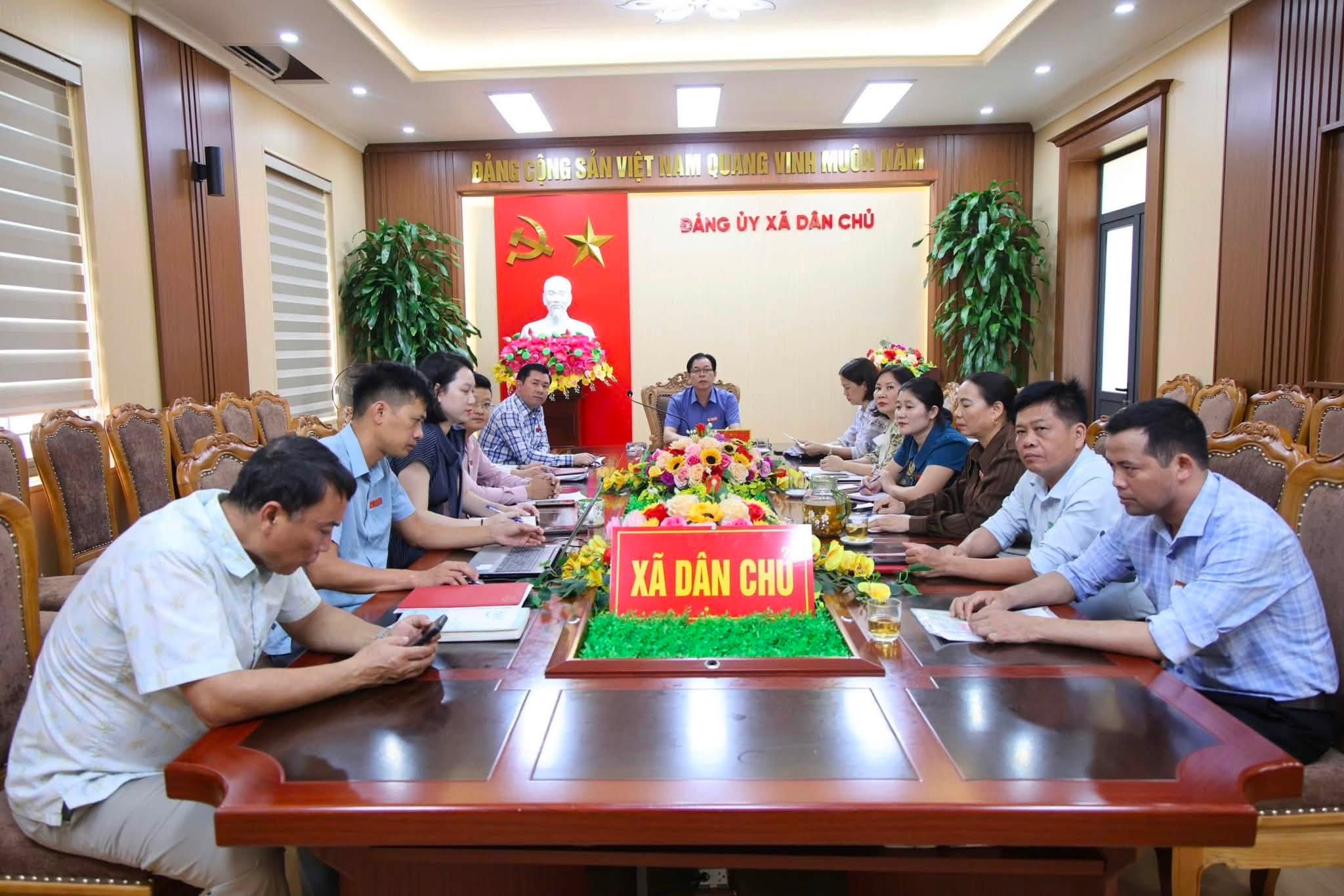 XÃ DÂN CHỦ DỰ HỘI NGHỊ TẬP HUẤN TỔ CHỨC CÔNG TÁC XÂY DỰNG ĐẢNG NĂM 2026