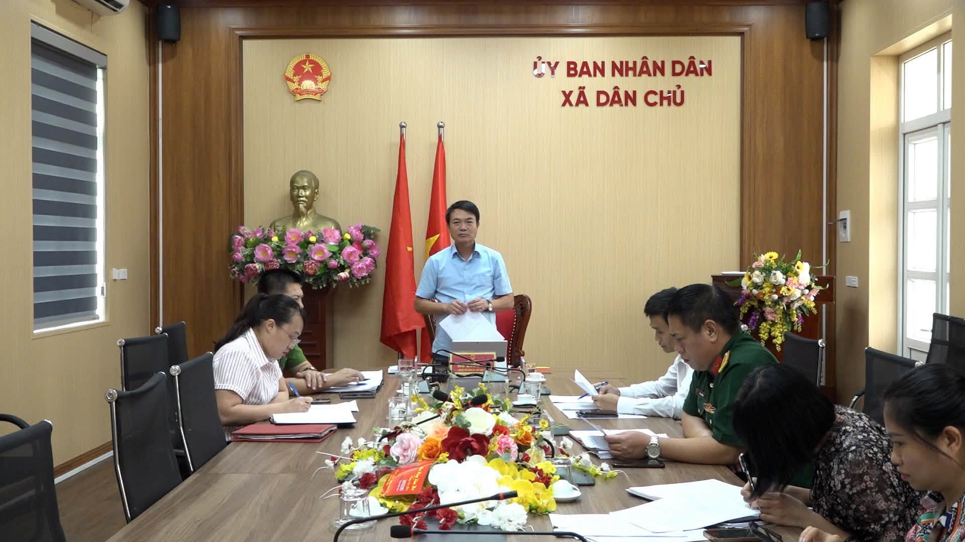  UBND xã Dân Chủ tổ chức Hội nghị nghe báo cáo công tác tài chính – ngân sách, tiếp công dân và phòng, chống tham nhũng 9 tháng đầu năm 2026 