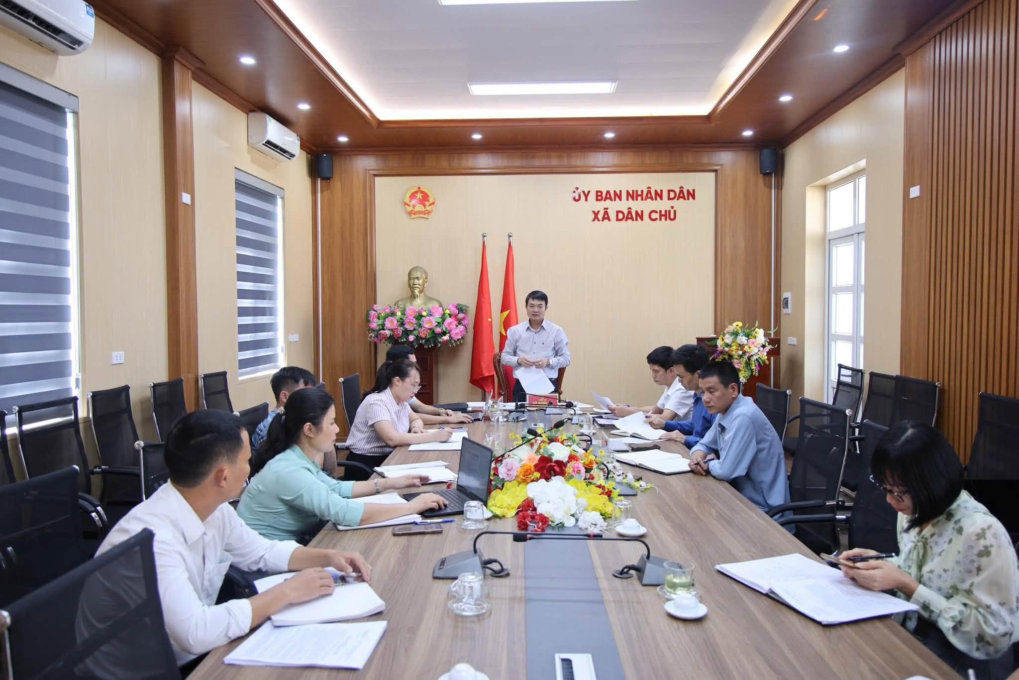 XÃ DÂN CHỦ TRIỂN KHAI MỘT SỐ NHIỆM VỤ TRỌNG TÂM