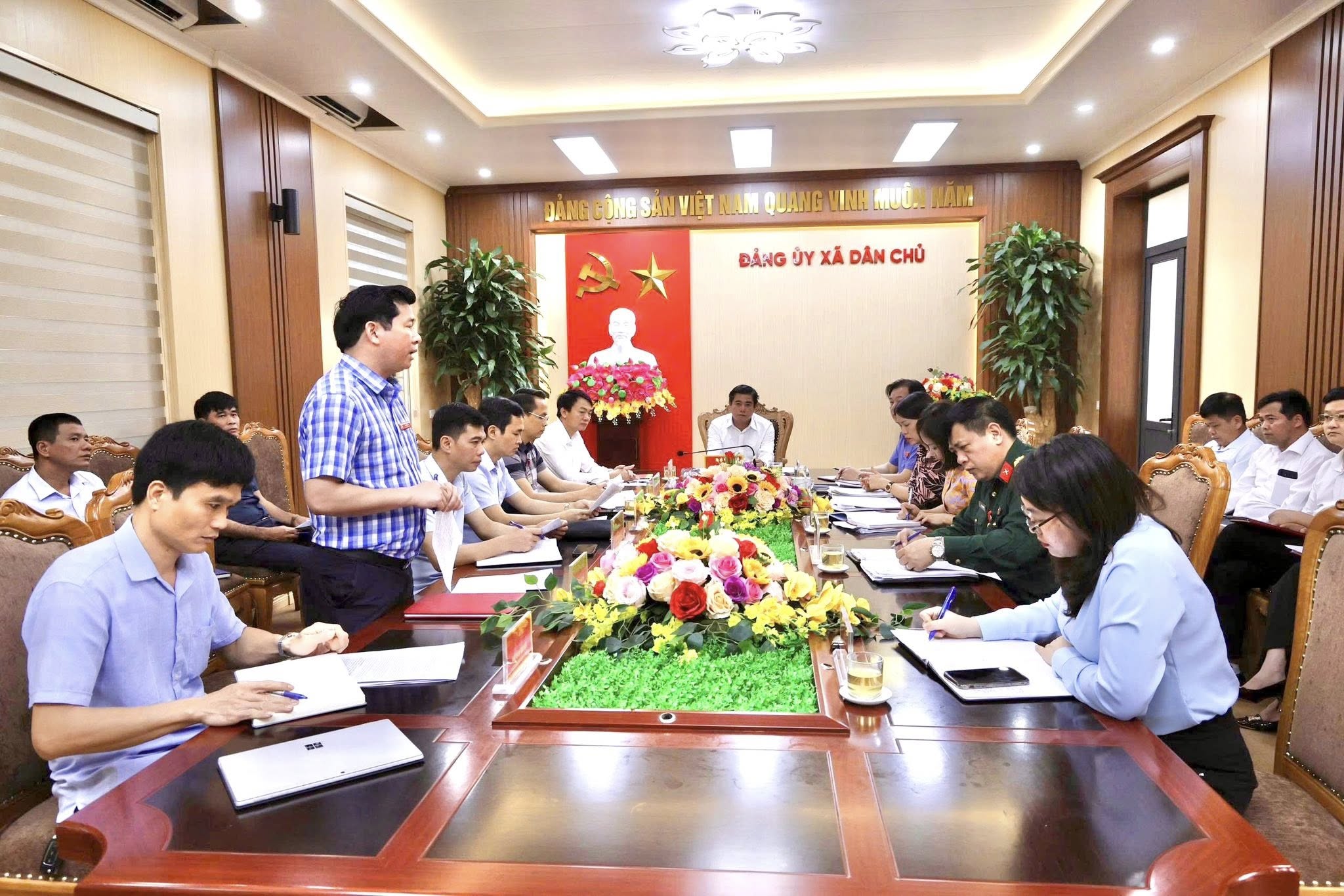 ĐẢNG BỘ XÃ DÂN CHỦ TỔ CHỨC HỘI NGHỊ BAN CHẤP HÀNH MỞ RỘNG