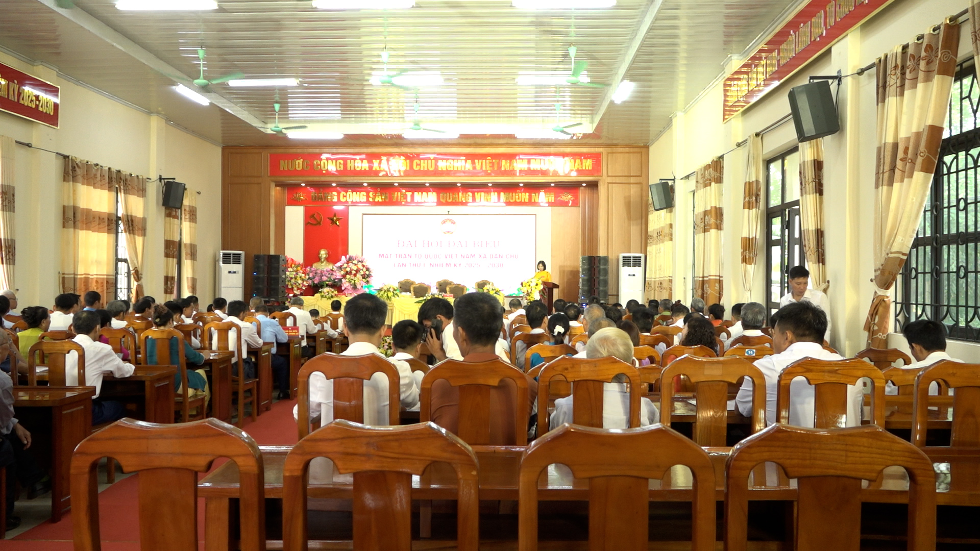 Phiên trù bị Đại hội đại biểu Mặt trận Tổ quốc Việt Nam xã Dân Chủ lần thứ I, nhiệm kỳ 2025-2030.
