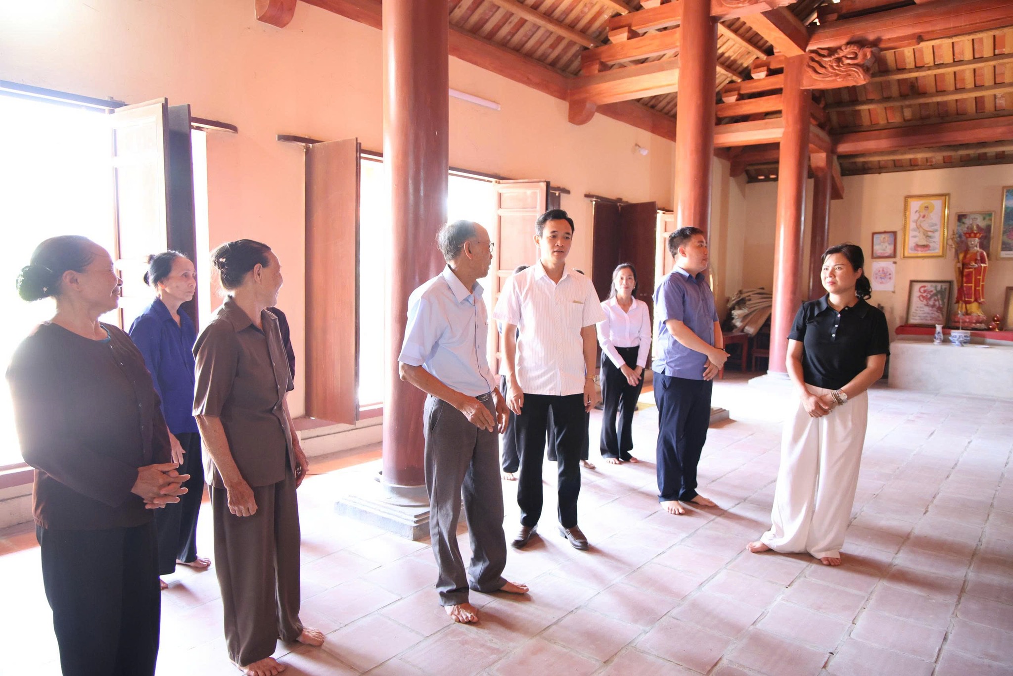 LÃNH ĐẠO XÃ DÂN CHỦ THĂM, CHÚC MỪNG ĐẠI LỄ PHẬT ĐẢN PHẬT LỊCH 2570 – DƯƠNG LỊCH 2026