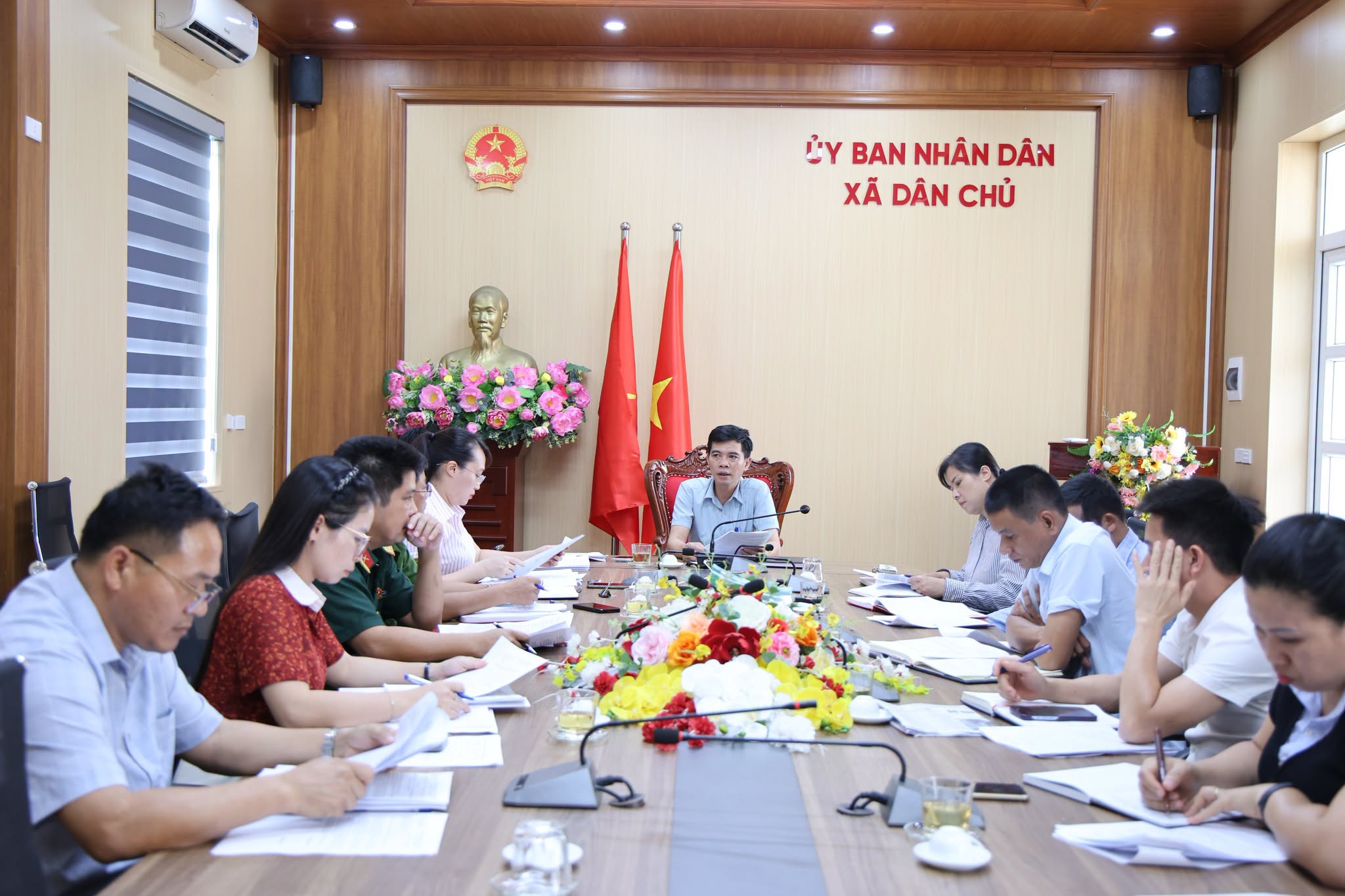 XÃ DÂN CHỦ TRIỂN KHAI RÀ SOÁT CÁC TIÊU CHÍ NÔNG THÔN MỚI GIAI ĐOẠN 2026 - 2030