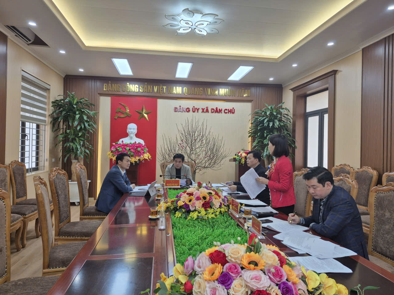 Hội nghị Thường trực Đảng uỷ nghe báo cáo một số nội dung quan trọng