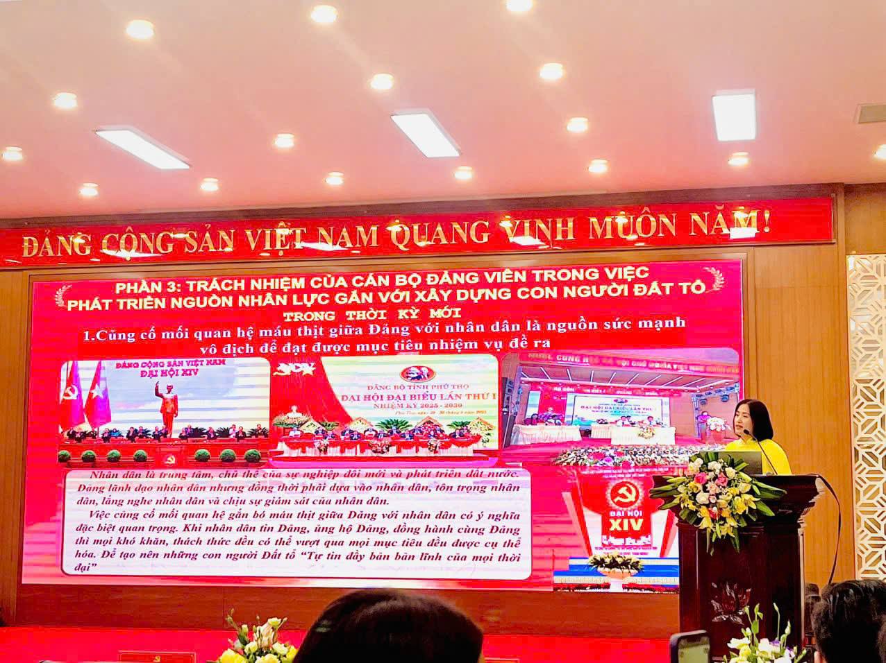 XÃ DÂN CHỦ THAM GIA HỘI THI BÁO CÁO VIÊN, TUYÊN TRUYỀN VIÊN GIỎI CẤP KHU VỰC TỈNH PHÚ THỌ NĂM 2026