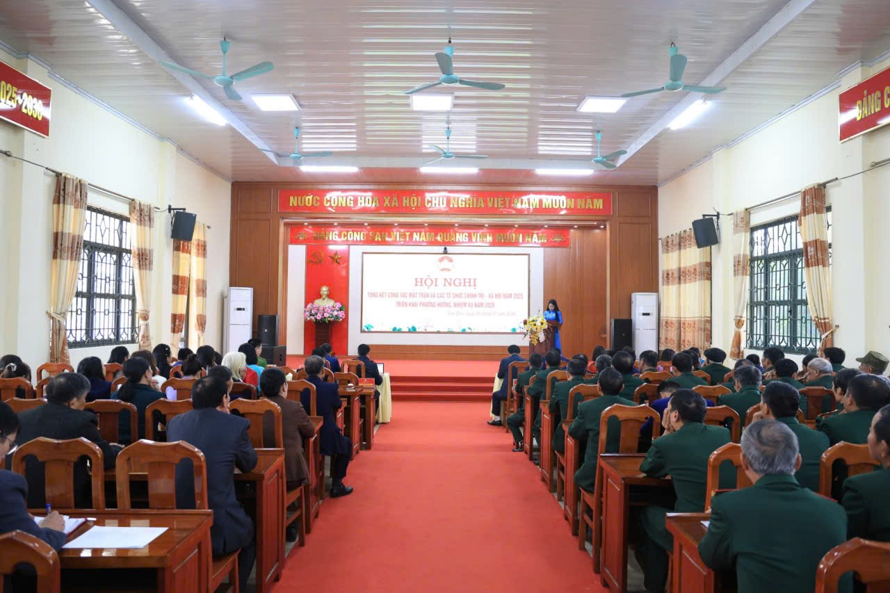 Uỷ ban MTTQ Việt Nam xã Dân Chủ tổ chức hội nghị tổng kết công tác Mặt trận và các tổ chức chính trị - xã hội năm 2025; triển khai nhiệm vụ năm 2026.
