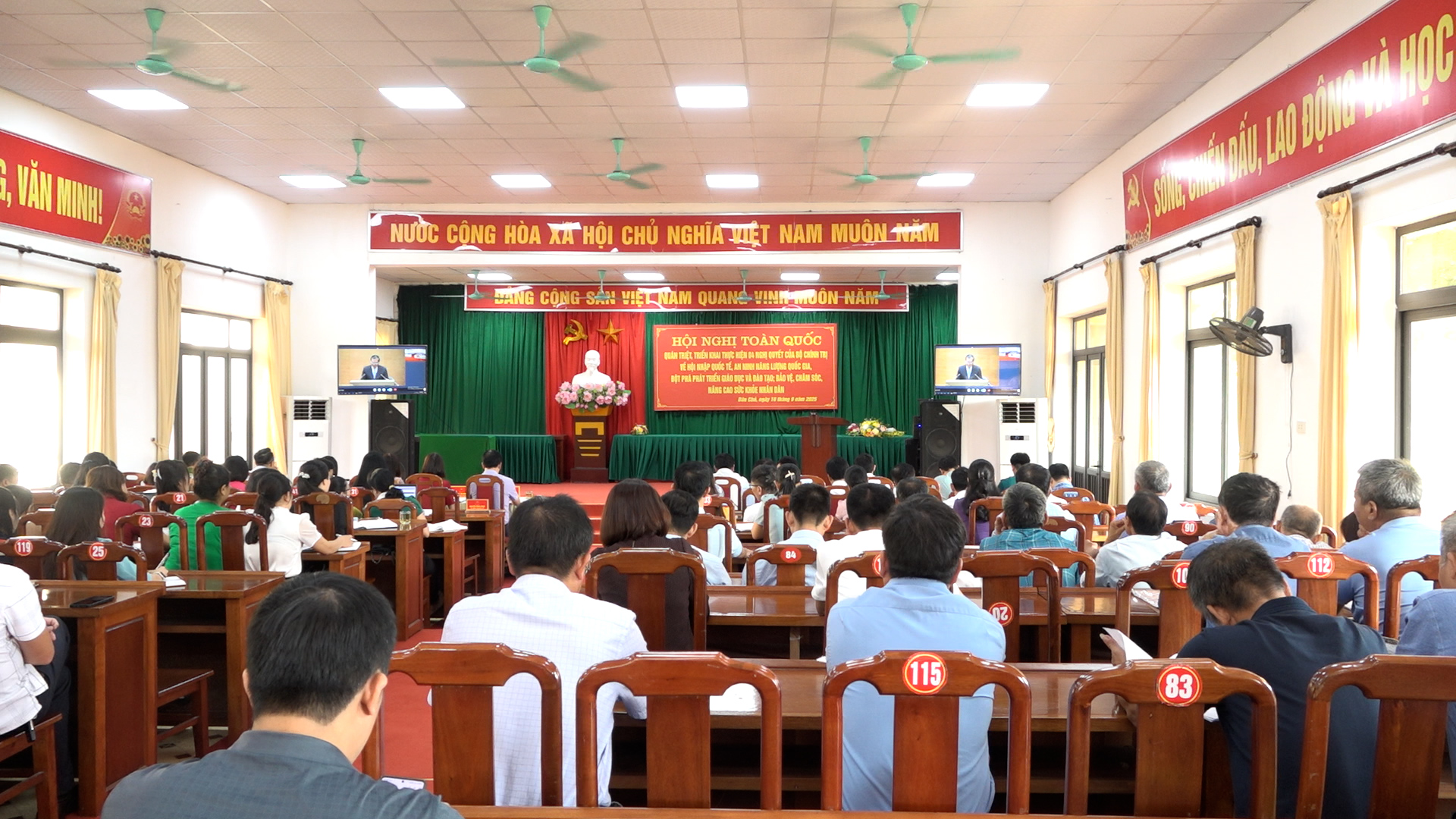Hội nghị trực tuyến toàn quốc quán triệt, triển khai thực hiện 4 Nghị quyết của Bộ Chính trị