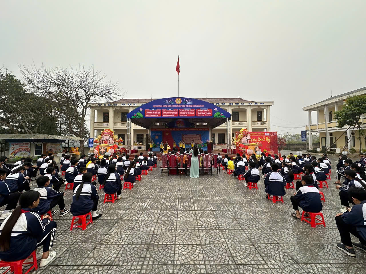 TRƯỜNG THCS TRỊ QUẬN TỔ CHỨC HOẠT ĐỘNG TRẢI NGHIỆM “NGÀY TẾT QUÊ EM”