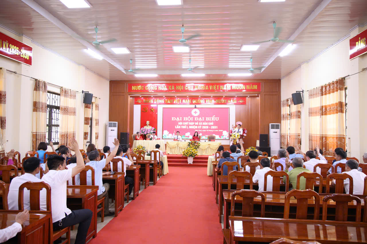 Hội Chữ thập đỏ xã Dân Chủ tổ chức Đại hội đại biểu lần thứ I, nhiệm kỳ 2026 -2031